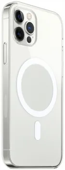 Pouzdro na mobilní telefon Swissten MagStick Clear Jelly pro Apple iPhone 14 Plus transparentní