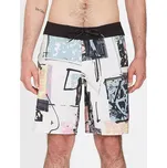 koupací šortky Volcom Entertainment Flyer Mod 19 - Whitecap Grey 32