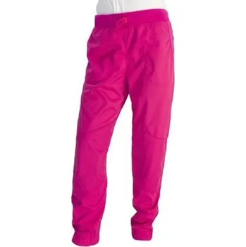 Cyklistické kalhoty Dětské softshellové kalhoty Fantom s dvojitými koleny růžové - letní softshell velikost 86