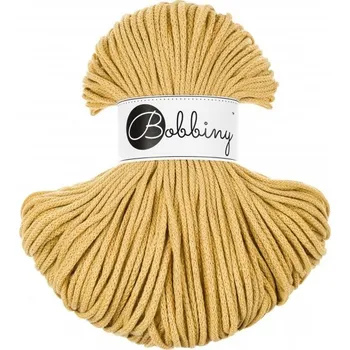 Příze Bobbiny bavlněná šňůra JUNIOR 3mm honey