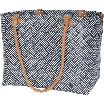 Kabelka HANDED BY Saint-Maxime stripes taška, dark grey