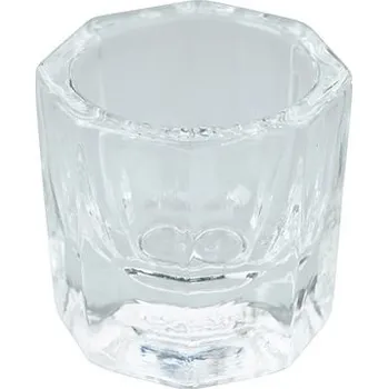 SIBEL 0002626 Skleněná nádobka na míchání barvy na řasy a obočí