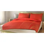 Polášek Holešov Povlečení MICRO proužek č.32 100% polyester Oranžová pruhy 140x200 / 70x90