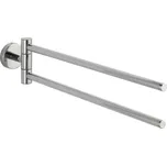 Nástěnný držák na ručníky z nerezové oceli v leskle stříbrné barvě Bosio – Wenko ID_1337217