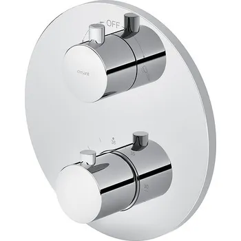 Vodovodní baterie Cersanit Zen, podomítková vanová-sprchová baterie 2-výstupová, chromová, S951-564