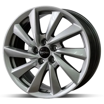 Alu kolo Alu disk Ronal R70 PS 9x18 5x114 ET35 platinový stříbrný