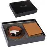 Leonardo Verrelli Luxusní sada dárková pro pány s páskem 120 cm