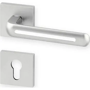 Dveřní kování ACT SERVIS ACT - Linia RHR Provedení: PZ (vložkový zámek), Povrch: Nerez / bílá