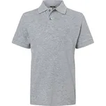 James&Nicholson Dětská polokošile JN070K Grey Heather XS (98/104)