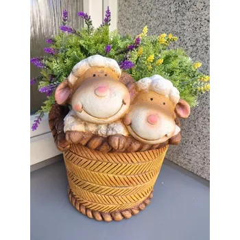 Zahradní dekorace Prodex Import Obal oveček v košíku