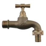 Uzavírací ventil zahradní s mosaznou růžicí 1/2"