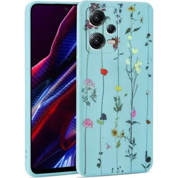 Pouzdro na mobilní telefon Tech-Protect | Tech-Protect Mood kryt na Xiaomi Redmi Note 12 5G / Poco X5 5G, garden blue