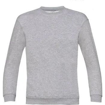 Chlapecké tričko B&amp;C Dětské tričko s dlouhým rukávem WK680 Heather Grey 5/6 (110/116)