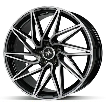Disk Alu disk Keskin KT20 BFP 8x18 5x112 ET30 černý leštěný