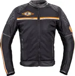 W-TEC Letní moto bunda 2Stripe černo-béžovo-oranžová - XXL