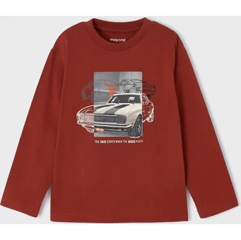 Mayoral Tričko 4010 cihlová Rozměr: 110