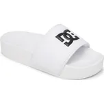 Pantofle DC Slide Platform white/white/black 40,5