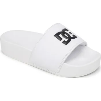 Dámské žabky Pantofle DC Slide Platform white/white/black 40,5