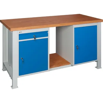 Dílenský stůl DÍLENSKÝ STŮL MASTER 1700 mm + skříňka + skříňka se zásuvkou IG263