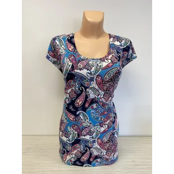 dámské halenky, Barva Světle modrá, Velikost XXXL 54, Materiál 96% Viskoza 4% Lycra