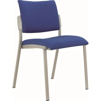 Jednací židle SQUARE ŠEDÝ PLAST