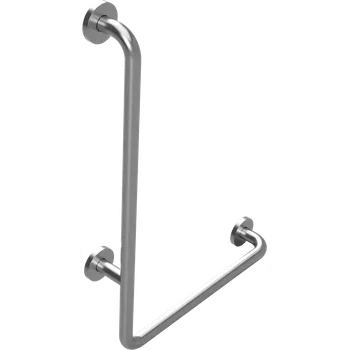 Madlo do koupelny HELP: Nástěnné opěrné držadlo, levé, brus