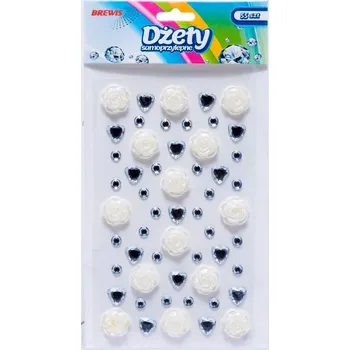 Set školních potřeb BREWIS kamínky DSK6 samolepící růže ecru Brewis