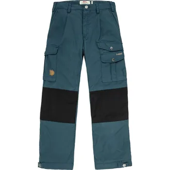 Pánské kalhoty kalhoty turistické dětské FJÄLLRÄVEN Kids Vidda Padded Trousers Mountain Blue - 152