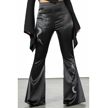 Dámské kalhoty kalhoty dámské KILLSTAR - Slithers Flares - Black - 4XL