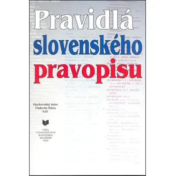 Slovník Pravidlá slovenského pravopisu