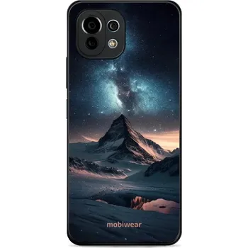 Pouzdro na mobilní telefon Lesklý kryt Mobiwear Glossy - Xiaomi Mi 11 Lite - G006G Hora s hvězdnou oblohou (Prémiové lesklé pouzdro, obal, kryt Mobiwear Glossy na mobil Xiaomi Mi 11 Lite - G006G Hora s hvězdnou oblohou, materiál Plast + TPU silikon - krytí po všech stranách,)