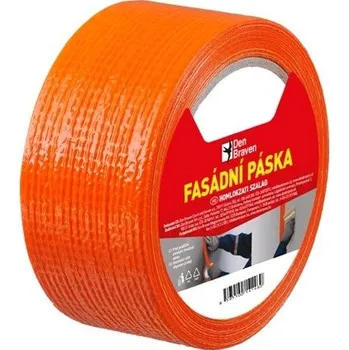 Lepicí páska DEN BRAVEN Fasádní páska š. 50mm, d. 50m oranžová