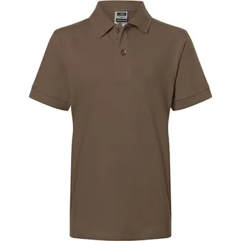 Chlapecké tričko James&Nicholson Dětská polokošile JN070K Brown XXL (158/164)