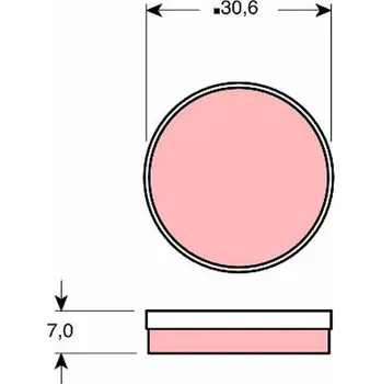 Brzdová destička Sada brzdových destiček, parkovací brzda TRW GDB271