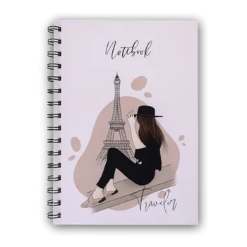 Sešit Canli sešit s autorskou ilustrací - Traveler A5