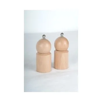 Mlýnek na koření 2 mlýnky na sůl a pepř Gerti Gundel 18 dřevo světlé 12 cm