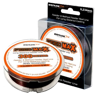 Rybářský vlasec GENLOG VLASEC FeedMax Long Distance 300m - 0,350mm