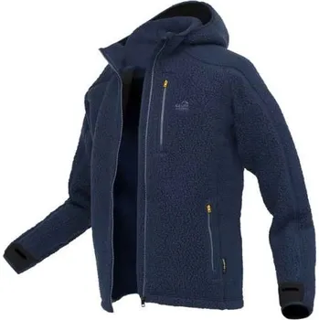 Rybářské oblečení Geoff Anderson Mikina s Kapucí Teddy Modrá - XL