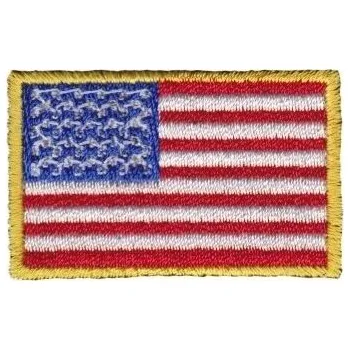 Nášivka NAVYS Nášivka vlajka USA barevná malá velcro C-23sz suchý zip