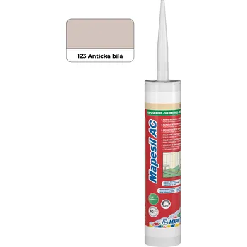 stavební silikon MAPEI Mapesil AC 123 sanitární silikon antická bílá 310ml