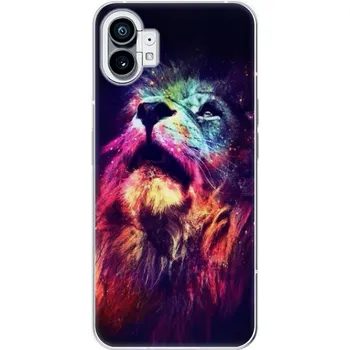 Pouzdro na mobilní telefon Odolné silikonové pouzdro iSaprio - Lion in Colors - Nothing Phone (1)