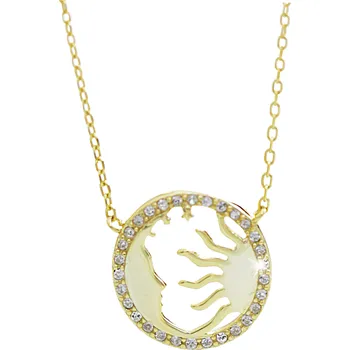 Náhrdelník Náhrdelník paprsky zlato - FashionM.cz