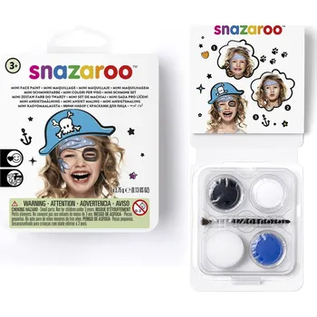 Karnevalový doplněk Snazaroo Mini sada barev na obličej - pirát