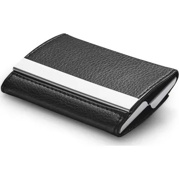 Obal na doklad LONE. Dvojité kovové pouzdro na karty s laserovám popisem