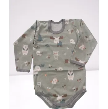 Kojenecký body Dívčí body vejnar 2213 barva: zelená, Rozměr: 98