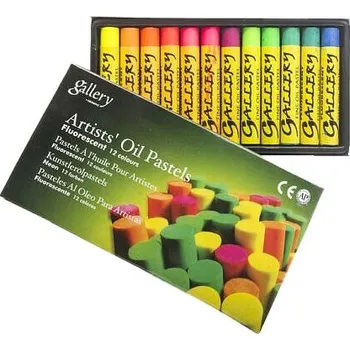 Mungyo Sada olejových pastelů Mungyo, fluorescentní odstíny 12 ks