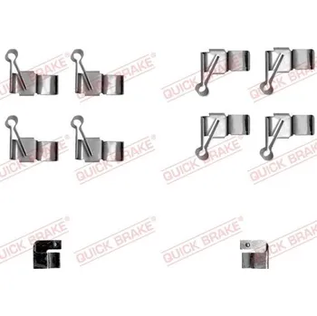 Přislušenství brzdového systému Sada příslušenství, obložení kotoučové brzdy Quick Brake 109-1238