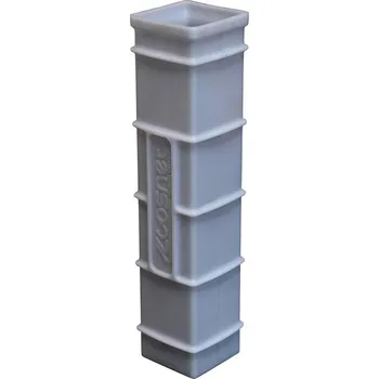 Plotový sloupek Krátké plastové pouzdro pro hranaté sloupky Cosnet o průměru 90 x 90 mm