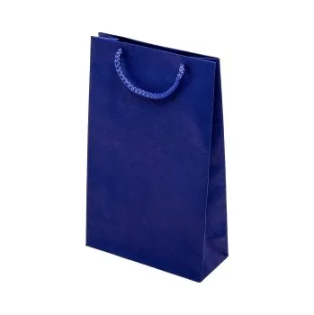 Obalový materiál Papírová EKO taška 170x70x250mm PP ucho námořnická 100 ks