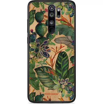 Pouzdro na mobilní telefon Lesklý kryt Mobiwear Glossy - Xiaomi Redmi Note 8 Pro - G036G - Sukulenty (Prémiové lesklé pouzdro, obal, kryt Mobiwear Glossy na mobil Xiaomi Redmi Note 8 Pro - G036G - Sukulenty, materiál Plast + TPU silikon - krytí po všech stranách, neošoupatelný)